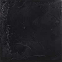 Introduction to Black, Black Gesso, Acrylic Medium, Glitter on Panel, 24"x24", ©2015